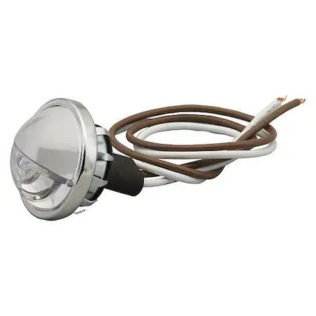 Grote rectangular clear LED utility light surface mount snap-in 12V DC