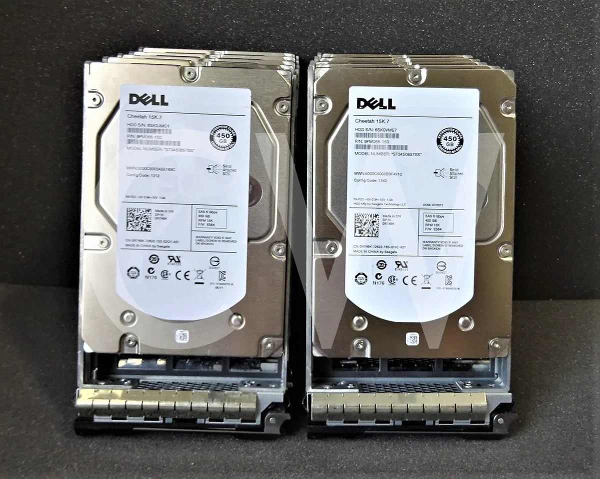 DELL DELL ST3450857SS 450GB 15000RPM SAS 3.5in internal hard drive — product photo