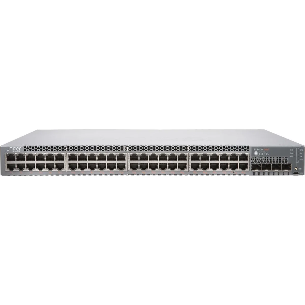 HPE Juniper Networking HPE Juniper Networking EX3400-48P 48-port network switch — product photo