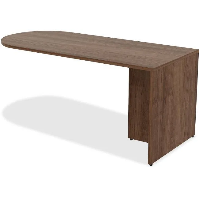 Lorell Lorell LLR69959 Peninsula Desk 29.5" x 71" x 66" office furniture — product photo