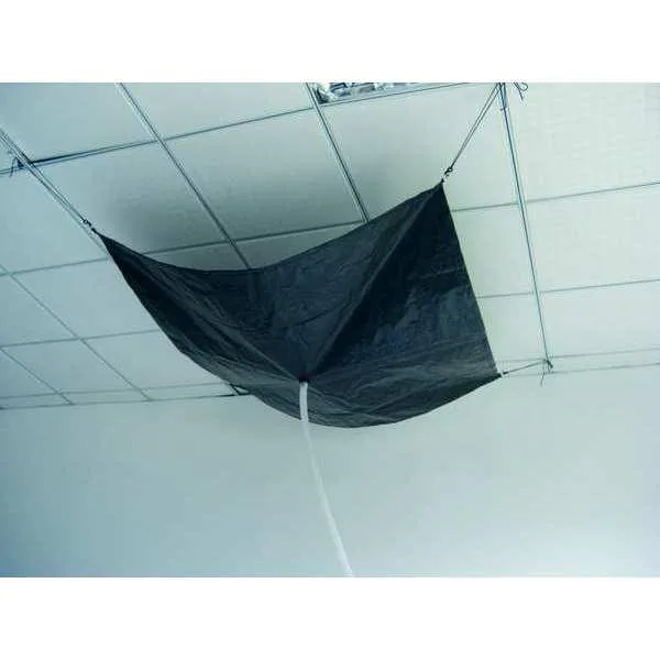 Value Brand Value Brand 10C882 Roof Leak Diverter 5 ft x 5 ft Polyethylene Steel Rings — product photo