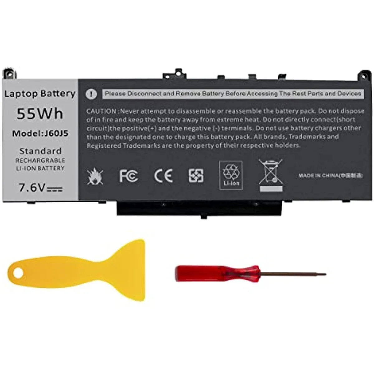 Oemstation Oemstation 7.6V 55Wh laptop battery for Dell Latitude E7270 E7470 — product photo