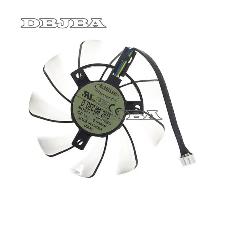 DBTLAP DBTLAP T129215SU DC12V 0.50AMP 4PIN 87MM graphics fan — product photo