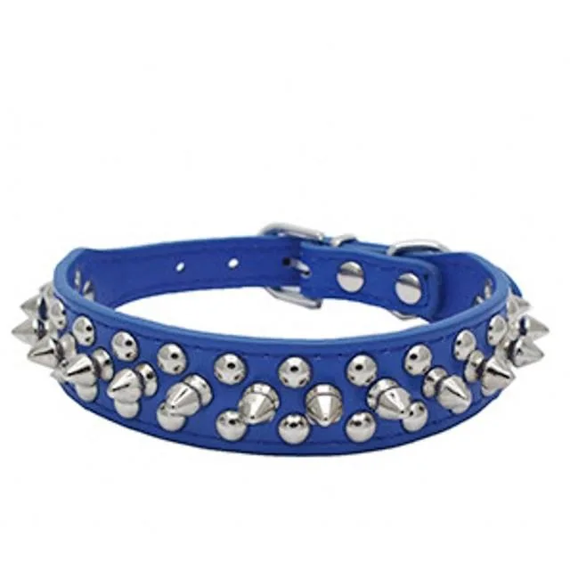 The Perfect Part The Perfect Part Spiked Studded Leather Dog Collar XS — product photo
