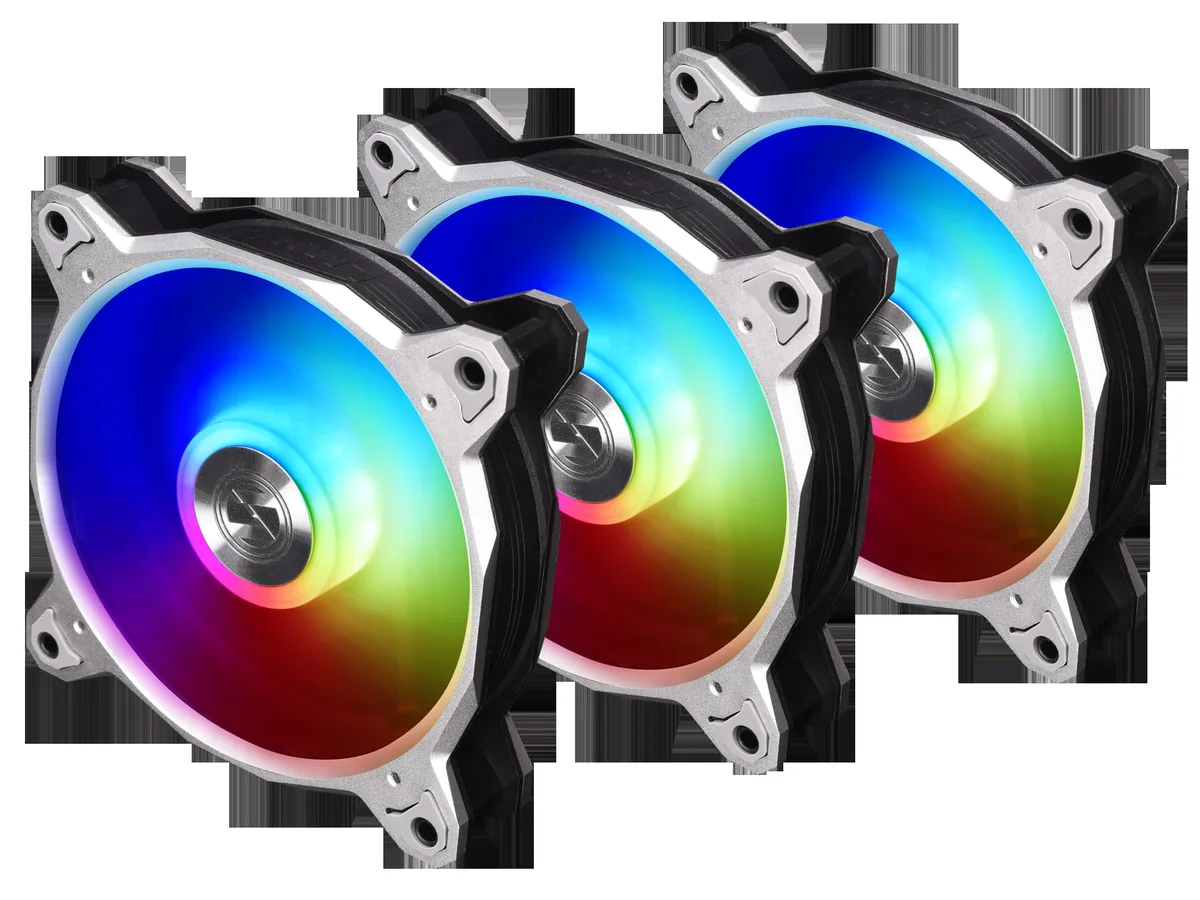 Lian Li Lian Li BR DIGITAL-3R S 120mm 3-pack case fan — product photo