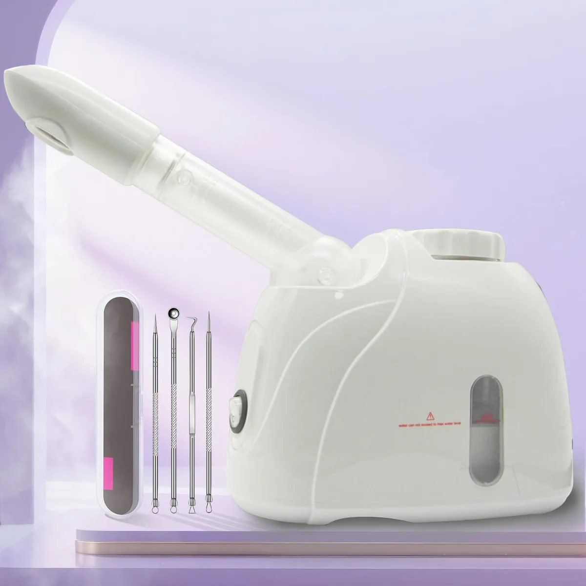  K33S Facial Steamer 100ml 360° Arm 4pc Kit — product photo