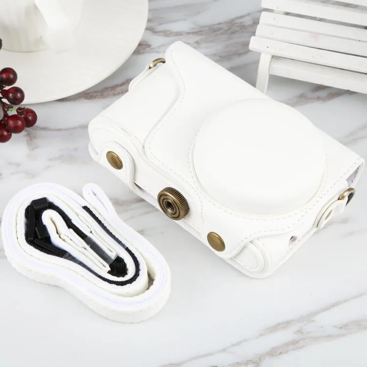 eForChina eForChina PU Leather Flip Case for Samsung Galaxy Camera EK-GC100/110/200 White — product photo