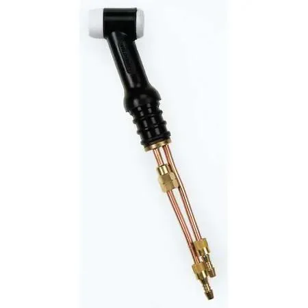 Miller Weldcraft WP-18 water-cooled TIG torch body, rigid neck, metallic finish