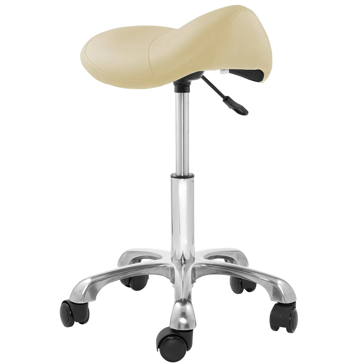 Saloniture Saloniture Professional Ergonomic Saddle Stool Cream — product photo