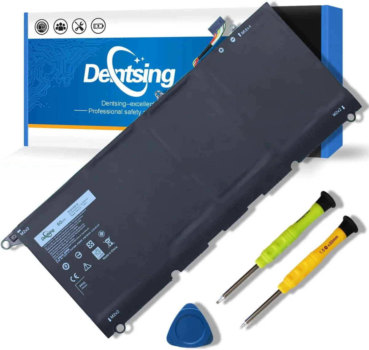 FOCUSTEC FOCUSTEC PW23Y 7.6V 60Wh laptop battery Dell XPS 13 9360 — product photo