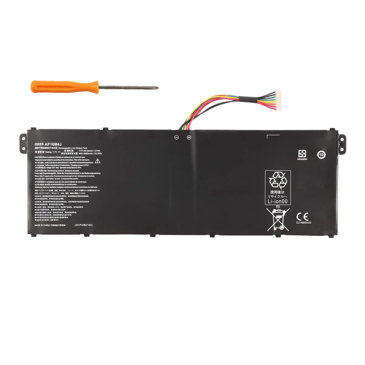 KingSener KingSener AP16M4J Laptop Battery 37Wh 4870mAh 7.6V — product photo