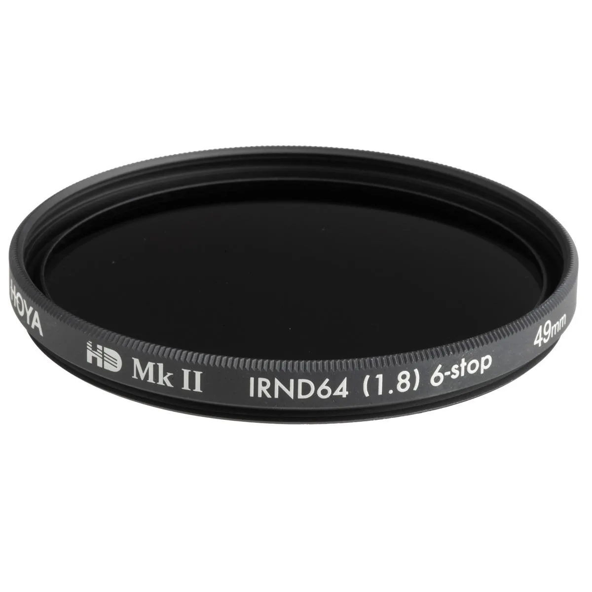 HOYA Filter HOYA Filter 49mm HD MKII IRND 64 Neutral Density 1.8 6-Stop camera filter — product photo
