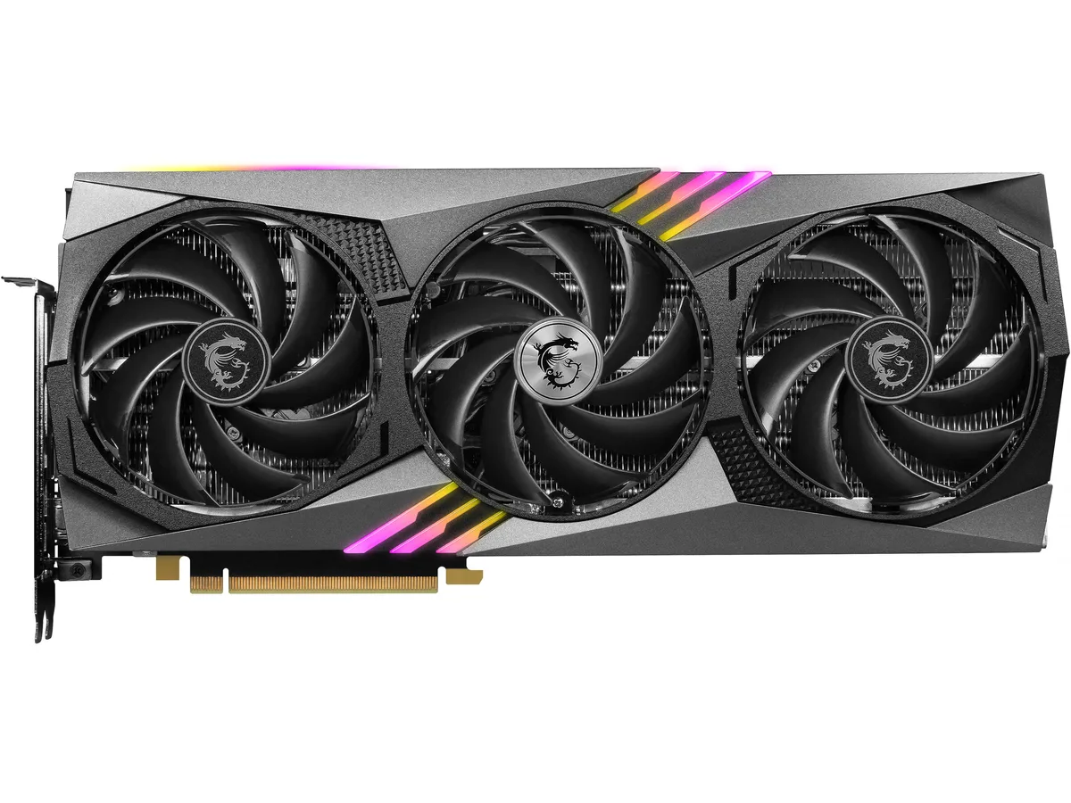MSI MSI RTX 4070 GAMING X TRIO 12G graphics card — product photo