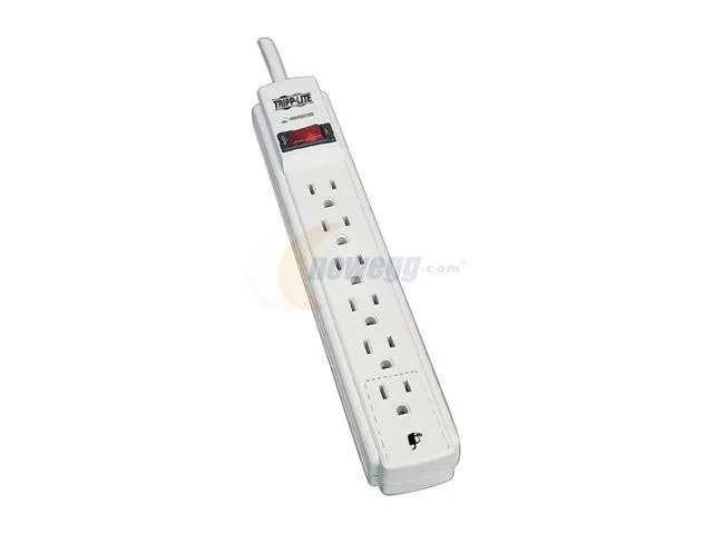 Tripp Lite Tripp Lite TLP606_DUP surge protector 6ft 6 outlets 750 joules — product photo