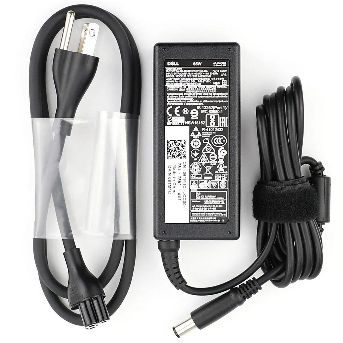 DELL DELL 98R6C 65W AC Adapter 7.4mm Tip Black — product photo