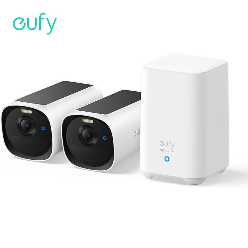 eufy eufyCam E40 2-Cam Kit HomeBase 2 surveillance security system — product photo