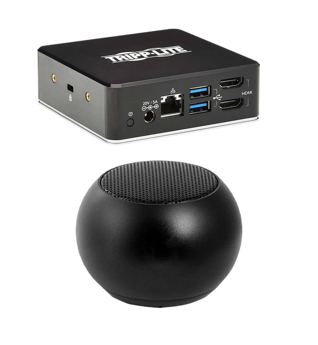 Tripp Lite Tripp Lite USB-C Dual Display Dock 85W with Bluetooth Mini Speaker — product photo