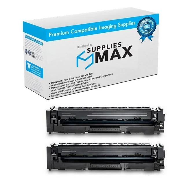 SuppliesMax SuppliesMax HP CF500AD Compatible Black Toner Cartridge 2 Pack 1400 Pages — product photo
