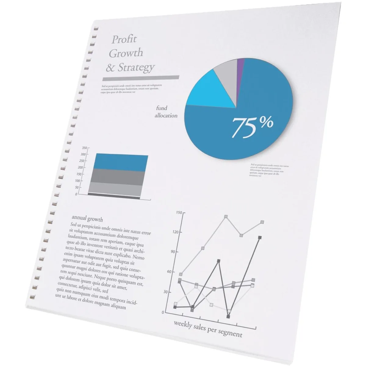 ACCO ACCO 2514479 ProClick Pre-Punched Paper 250 Sheets 24 lb 96 Brightness 8.50 x 11 32 Holes — product photo
