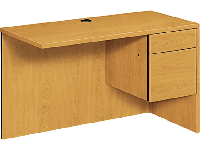 HON HON 10515RCC 10500 Series L Workstation Return 48w x 24d Harvest office furniture — fotografie produktu