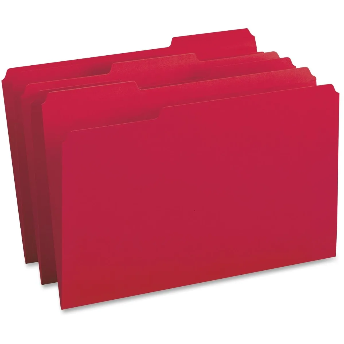 Business Source Business Source 99720 Legal File Folder Red 100 Box 11 pt 1/3 Tab — product photo