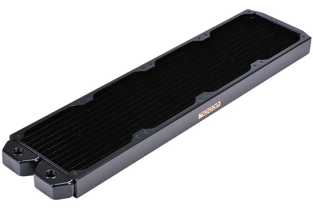 Alphacool Alphacool NexXxos ST30 Full Copper Radiator 480mm 30mm 4x120mm Black G1/4 14159 — product photo