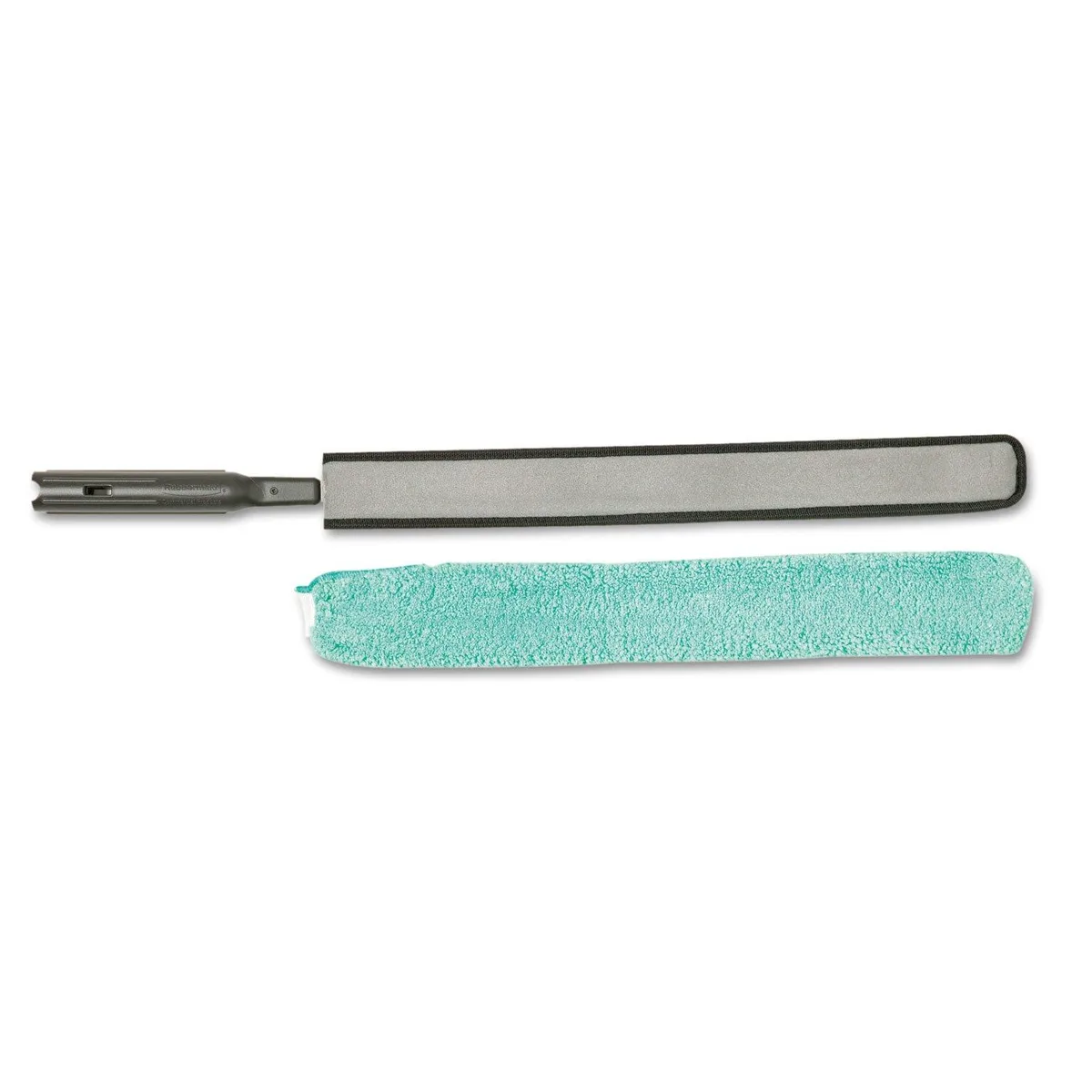 Black flexible microfiber dusting wand 19 inch pad extends to 77 inches 181 grams