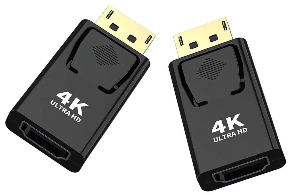WRIARICH WRIARICH DisplayPort to HDMI Media Converter 2-Pack 3840x2160 Gold Plated — product photo