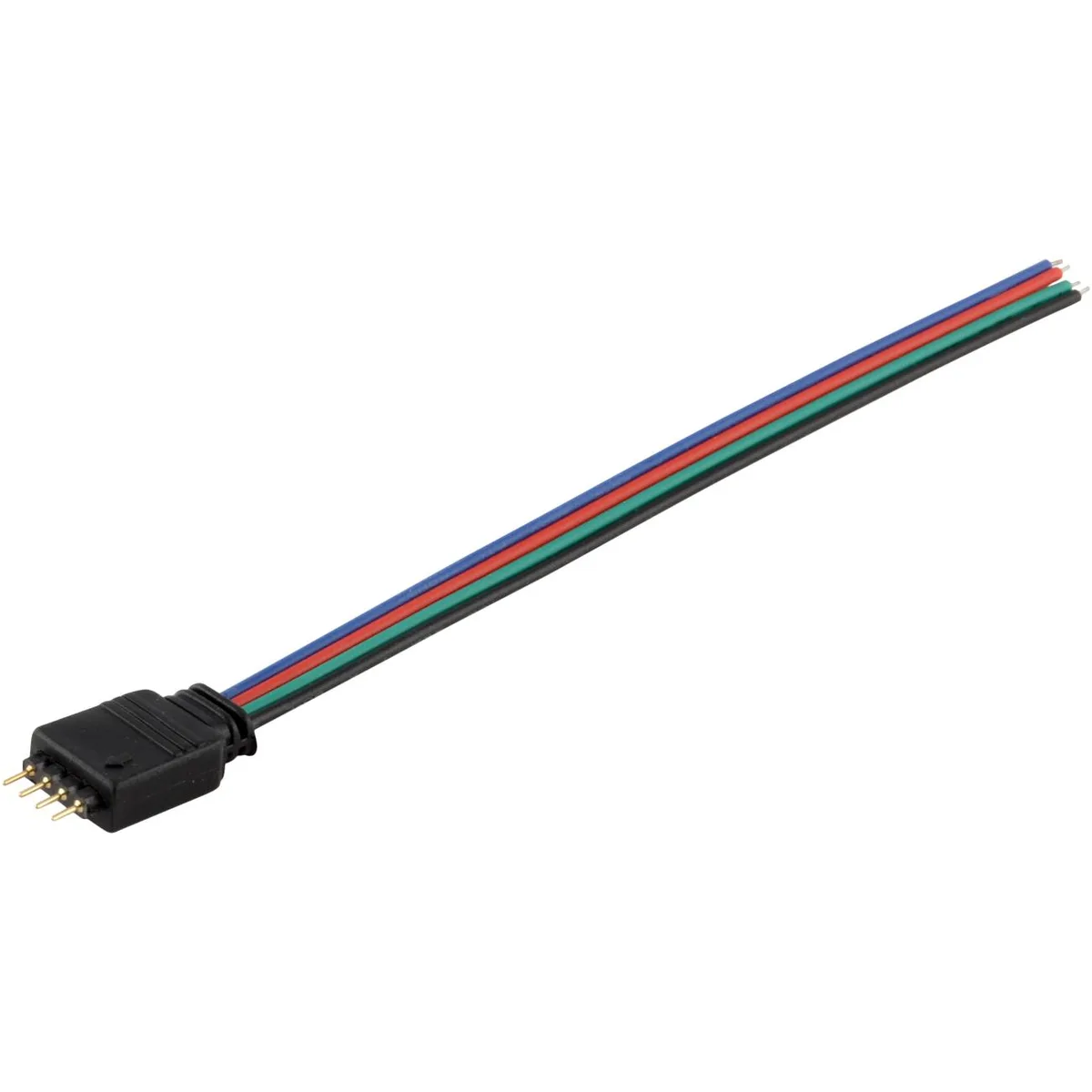 JacobsParts Inc. JacobsParts Inc. LSA-U-10PK 10-pack 12-inch 4-pin RGB LED track lighting connectors — product photo