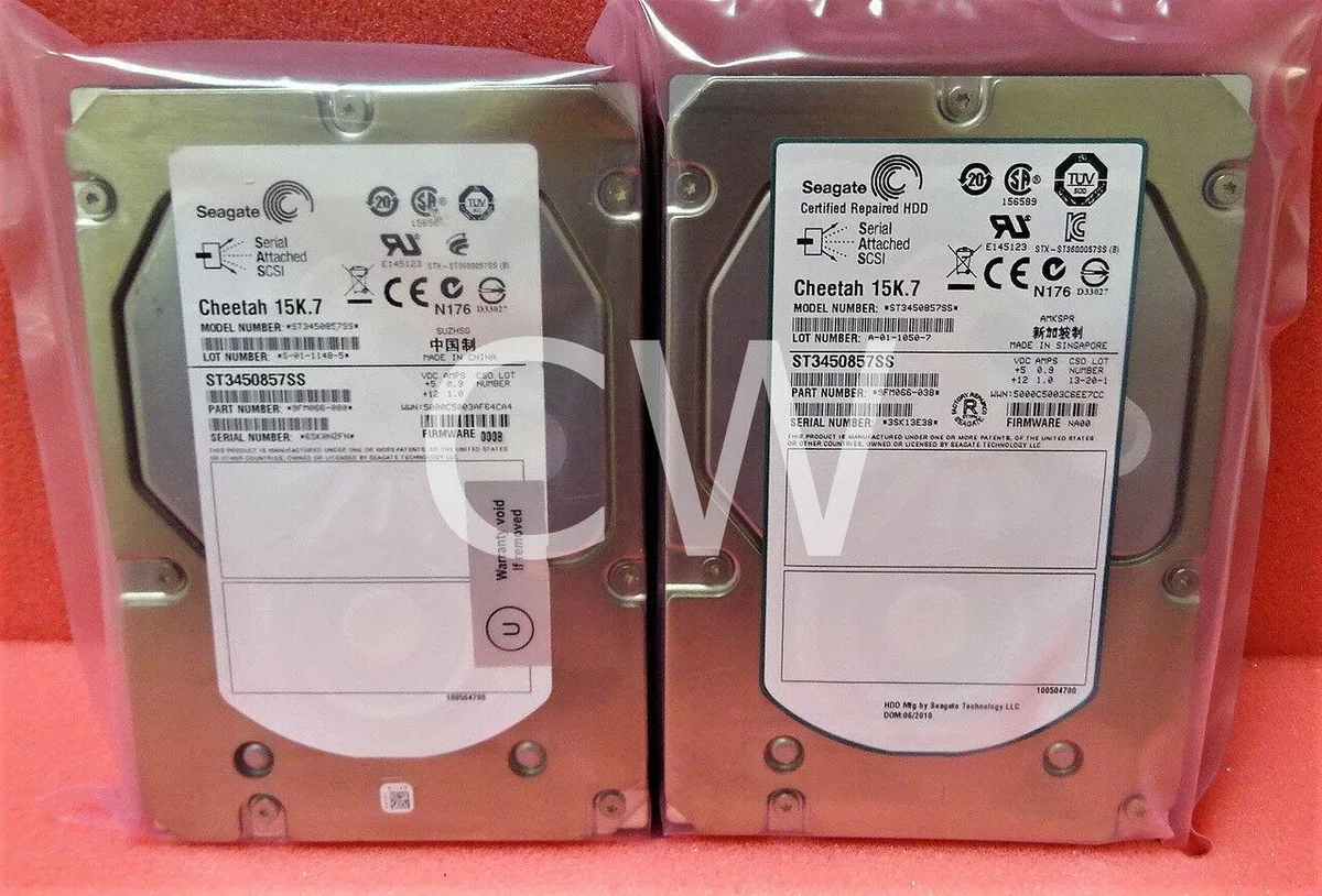 Seagate Seagate Cheetah 15K.7 ST3450857SS 450GB 15000RPM SAS 16MB 3.5in internal hard drive — product photo