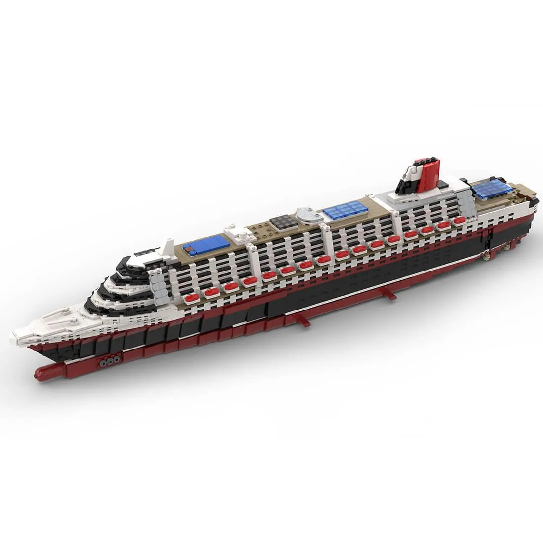 ZITIANYOUBUILD ZITIANYOUBUILD MOC-55935 1/500 Scale MS Poseidon Steamship Educational Building Set Fit for 10294 — product photo