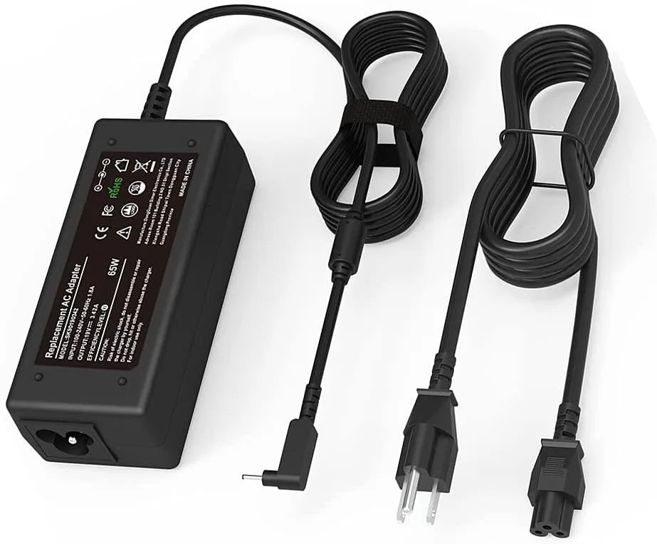 myVolts myVolts 65W AC Adapter 19V 3.42A 3.0mm x 1.1mm Chromebook 11 13 14 15 R11 CB3-431 CB3-532 CB5-571 CB3-111 — product photo