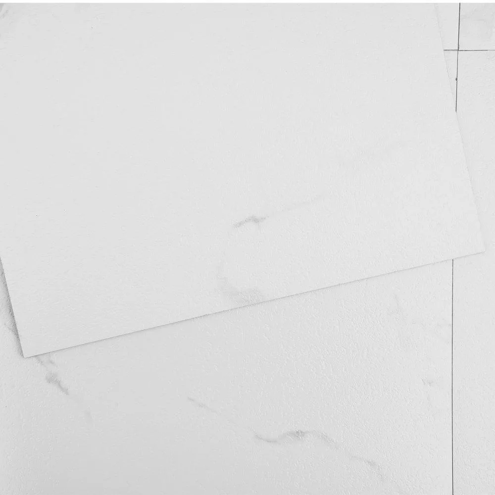 VEVOR VEVOR WB-4503 Self-Adhesive Vinyl Floor Tiles 12x12 inch 50pcs 1.5mm White Marble — product photo