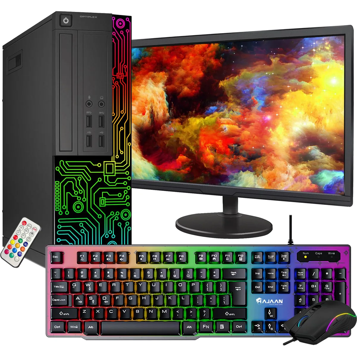 DELL DELL OptiPlex Gaming PC i5 3.2GHz 8GB DDR3 256GB SSD 22" Monitor Win 10 Pro — product photo