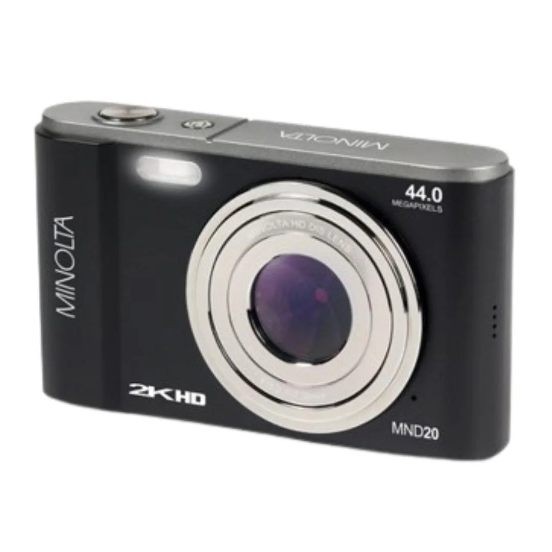 Minolta Minolta MND20 44MP 2.7K Compact Camera Black — product photo