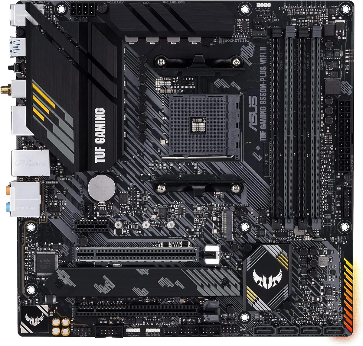 ASUS ASUS TUF GAMING B550M-PLUS WIFI II AMD motherboard — product photo