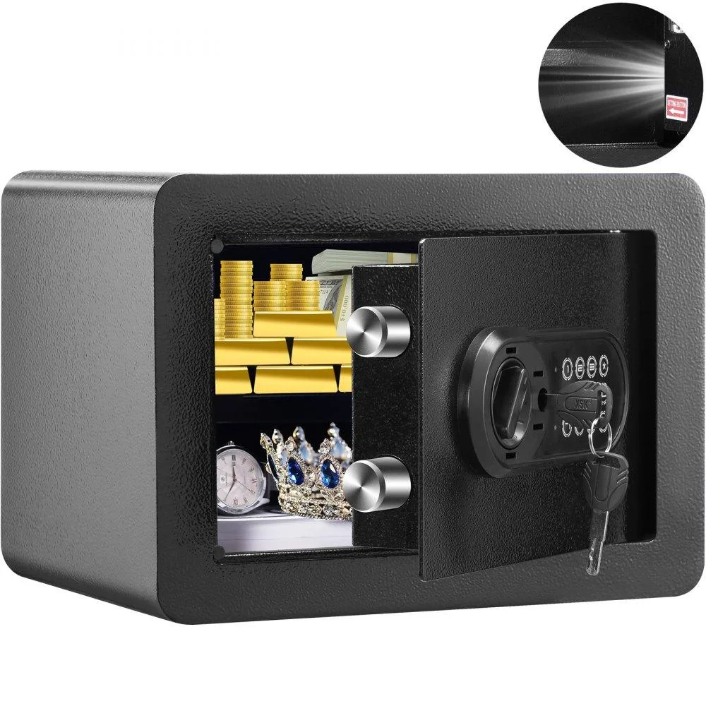 VEVOR VEVOR 0.5 cu ft Steel Security Safe Digital Keypad 2 Keys Wall-Mounted — product photo
