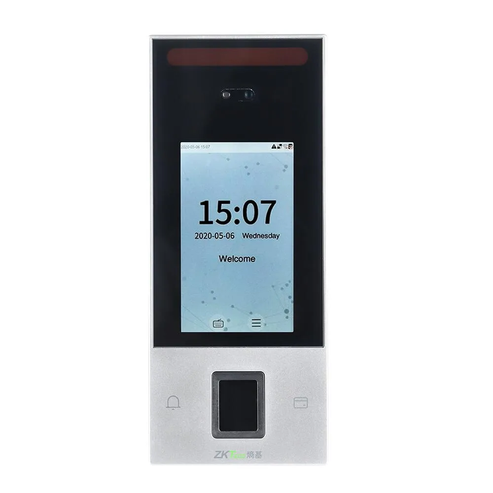 ZKTECO ZKTECO nFace128+WIFI Doorbell Time Attendance Facial Fingerprint Terminal — product photo