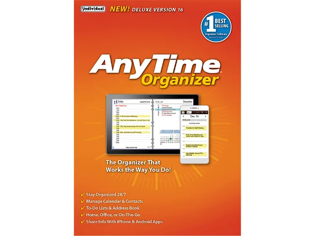 Individual Software Individual Software PVM-A16 AnyTime Organizer Deluxe 16 accounting — product photo
