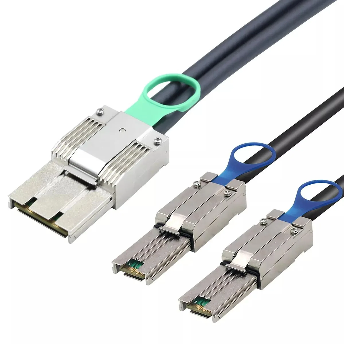Vszerda Vszerda Mini SAS HD SFF-8088 8X 68P to 2X SFF-8088 26P Male Cable 100CM — product photo