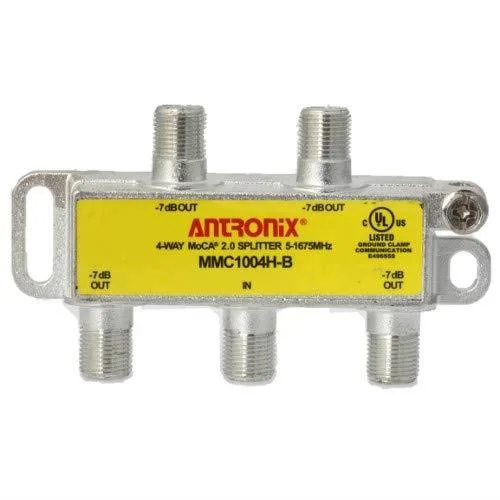 Antronix Antronix MMC1004H-B 4 Way Splitter 5-1675 MHz MoCA 2.0 — product photo