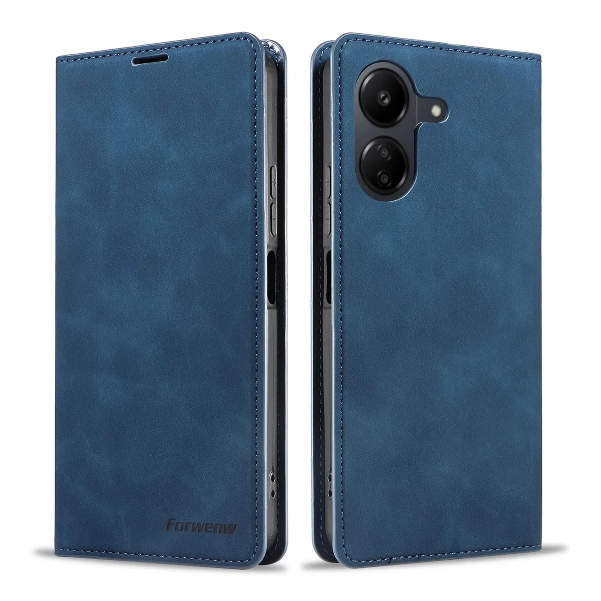 BONAEVER BONAEVER Wallet Case for Xiaomi Redmi 13C 4G / 5G Blue — product photo