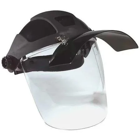 Sellstrom Sellstrom S32161 Ratchet Face Shield Assembly, Clear Visor, Polycarbonate, Black — product photo