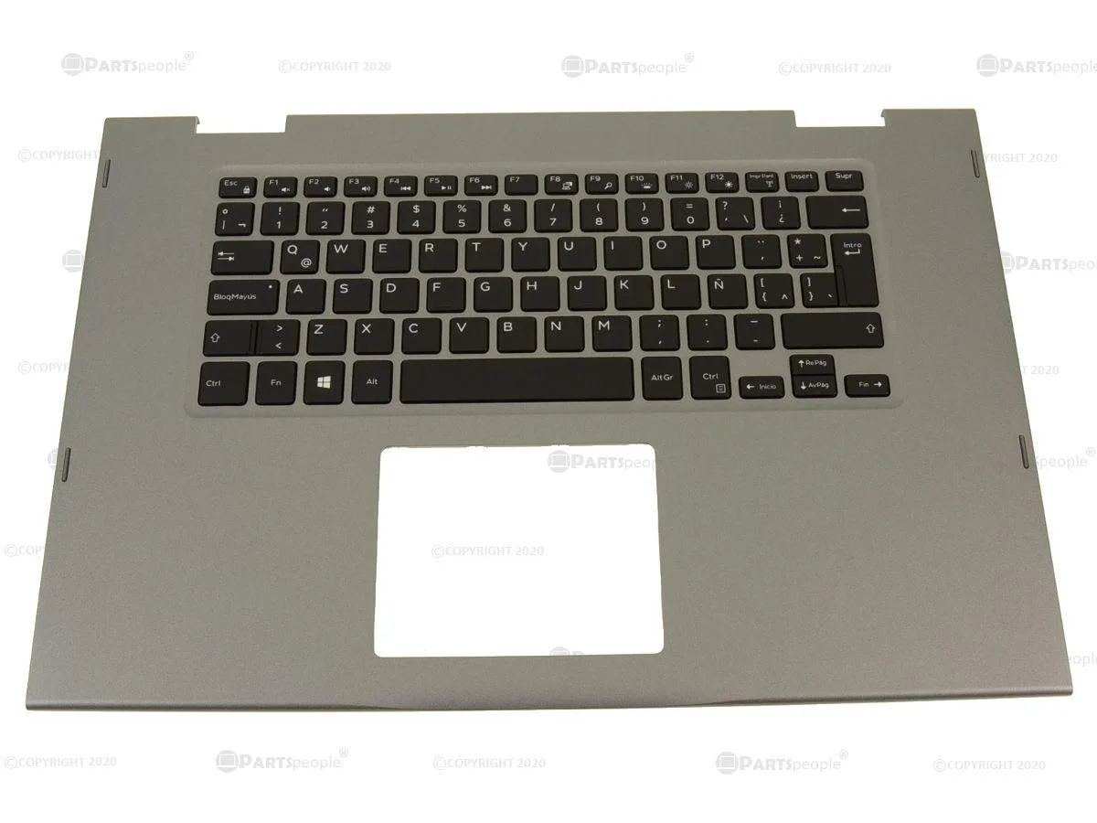 DELL DELL Inspiron 5579 2-in-1 Palmrest Spanish Backlit Keyboard Assembly DC7RW laptop replacement part — product photo
