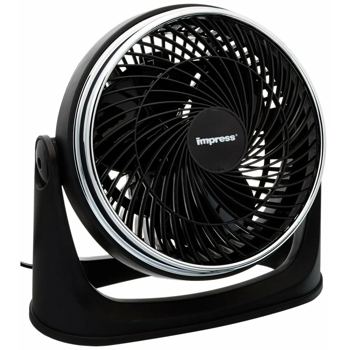 Impress Impress IM-718TC 9" Black Turbo Velocity Fan — product photo