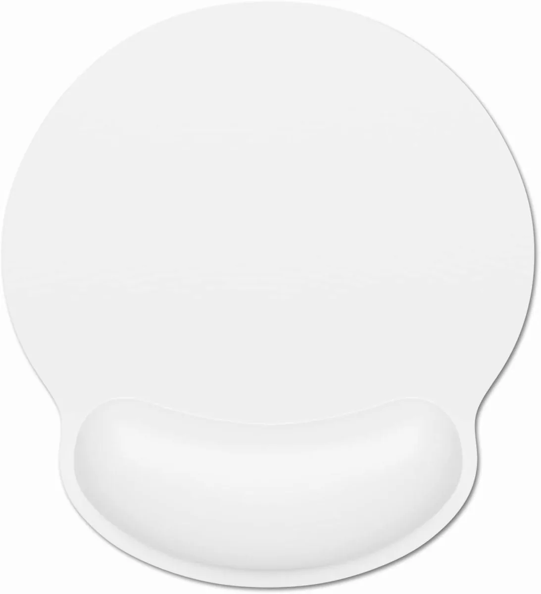 BAOFENG BAOFENG Ergonomic Mouse Pad with Wrist Support White 10*9* .9 inch — product photo