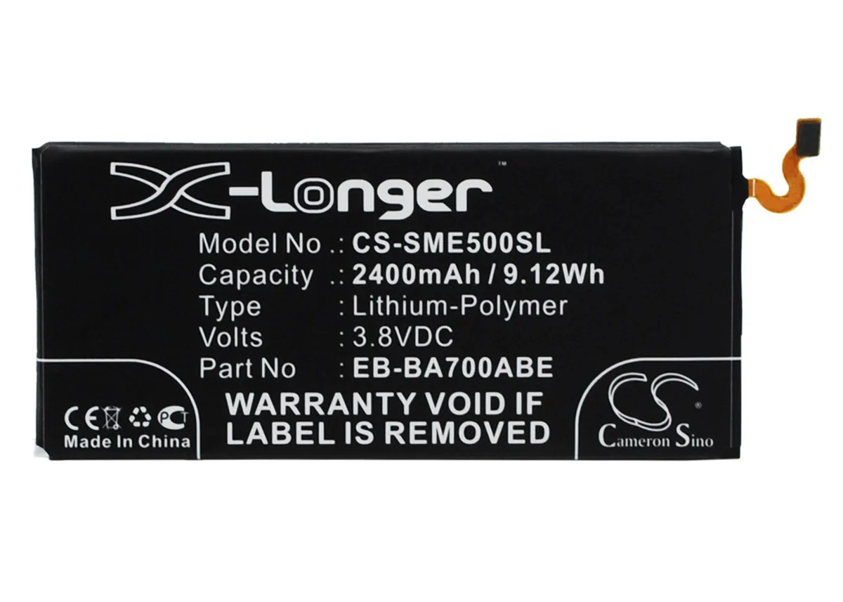 Cameron &amp; Co Cameron &amp; Co DS-CS-SME500SL cell phone battery 2.4 Ah — product photo