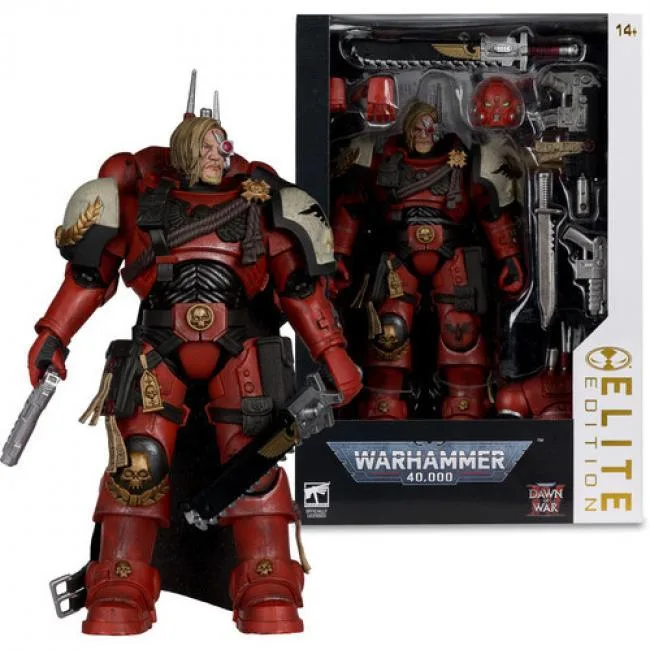 McFarlane Toys McFarlane Toys 11246 Warhammer 40K Dawn of War 4 Elite 7in Captain Cyrus Phobos Armor Action Figure — product photo