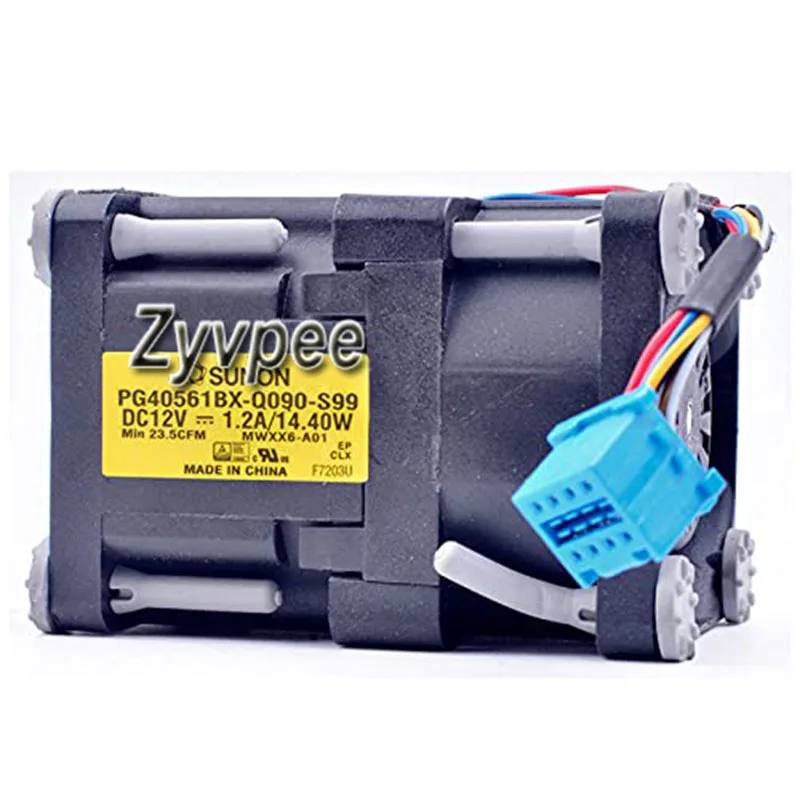 Zyvpee Zyvpee PG40561BX-Q090-S99 40x56mm 12V 14.4W Ball Bearing Case Fan — product photo