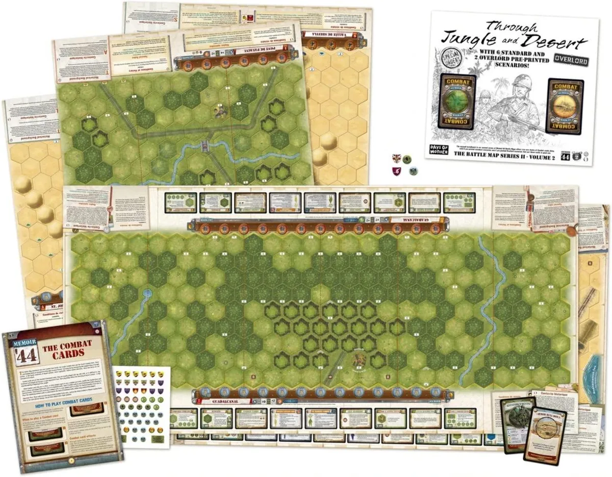 Asmodee North America Asmodee North America Memoir 44 Through Jungle and Desert Expansion game — product photo